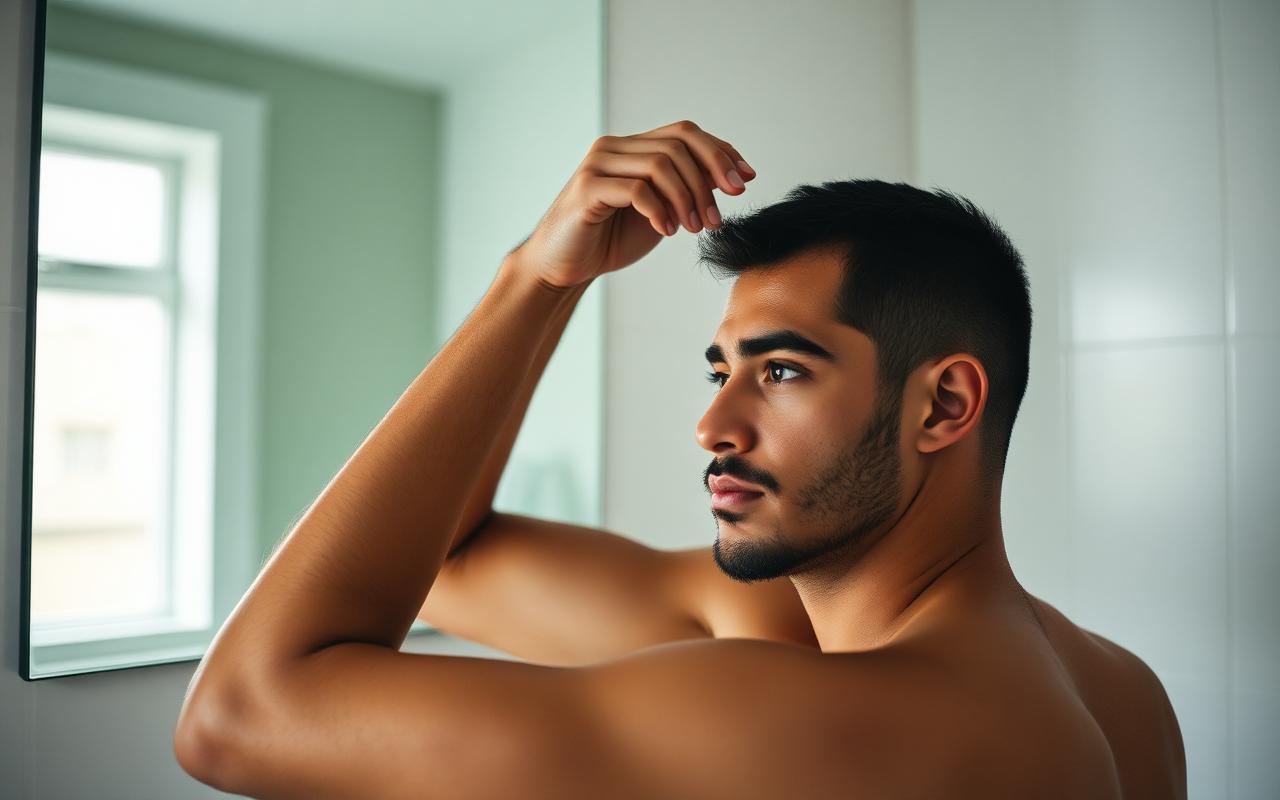 Principais causas da queda de cabelo masculina